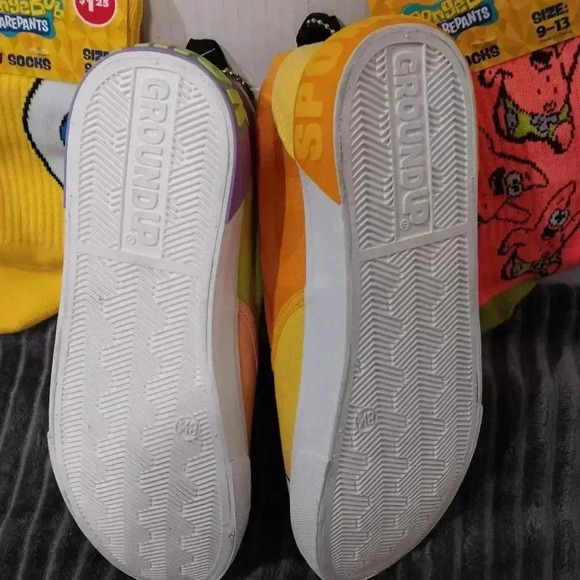 NWOB SpongeBob Squarepants & Patrick Slip On Canvas Sneaker Mens Shoe Sz 8.5 - Picture 9 of 12